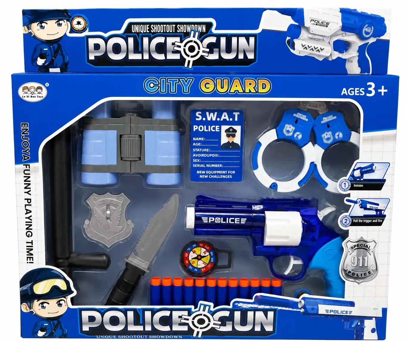Police Gun Toy Set