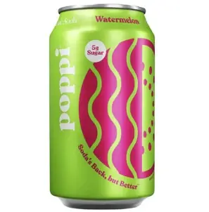 Poppi Prebiotic Soda Watermelon 355ml