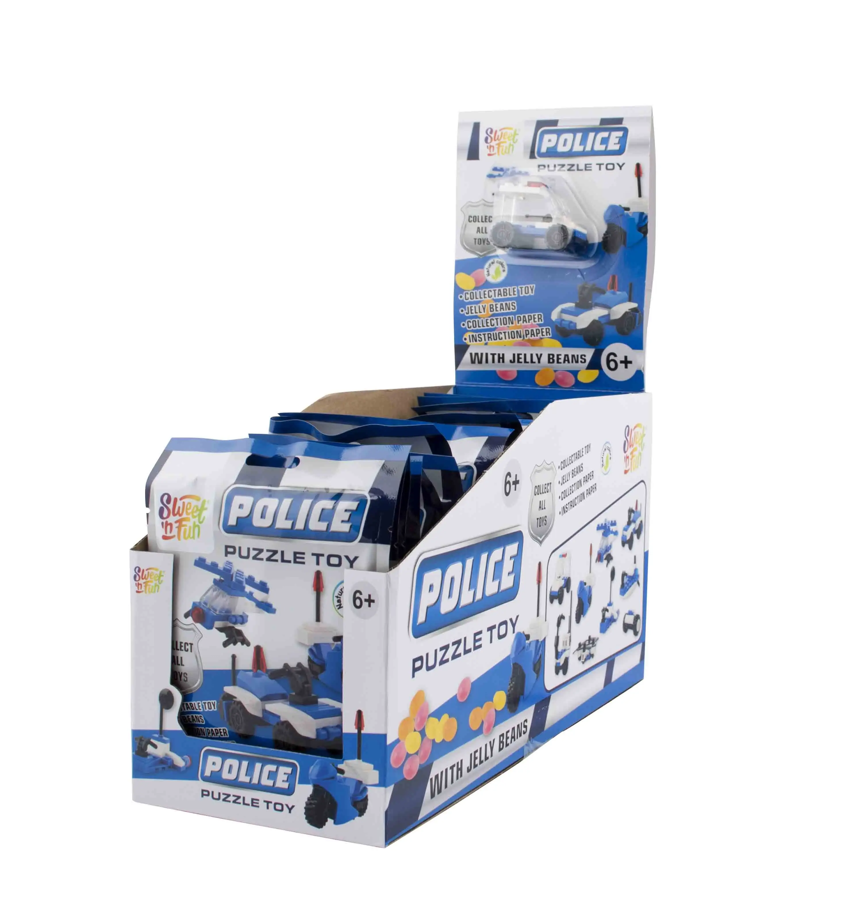 Puzzle Police Toy with Jelly Beans 5g