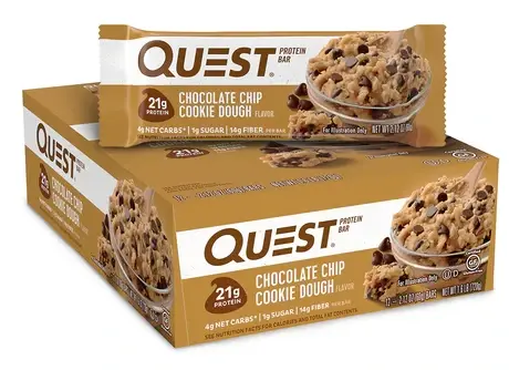 Quest Bar Choc Chip Cookie Dough 60g