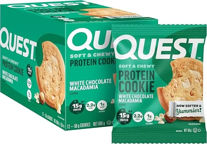 Quest Protein Cookie White Choc Macadamia 59g