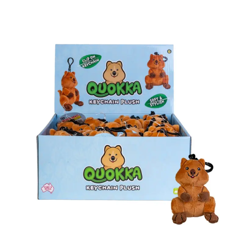 Quokka Plush Keychain