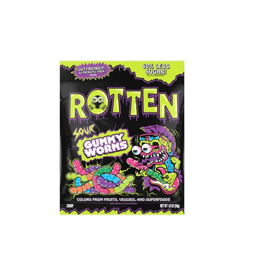 Rotten Sour Gummy Worms 51g