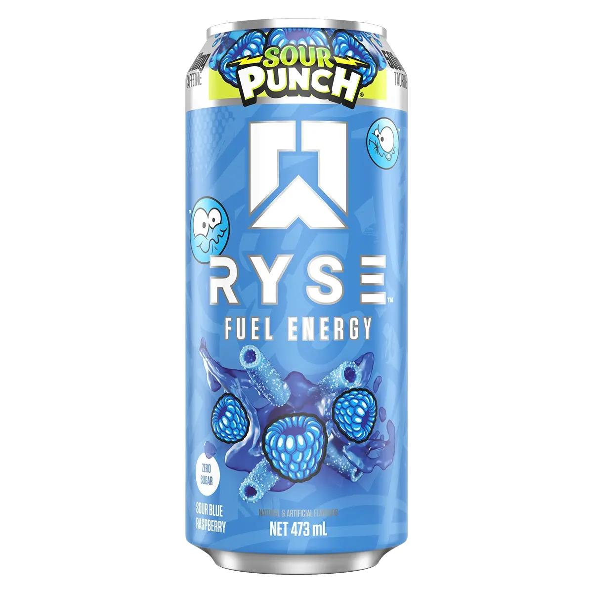 Ryse Fuel Energy Sour Punch Sour Blue Razz 473ml