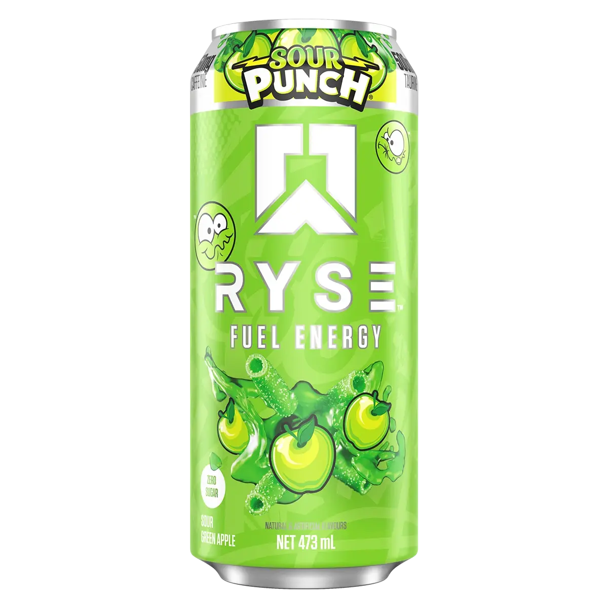 Ryse Fuel Energy Sour Punch Sour Green Apple 473ml