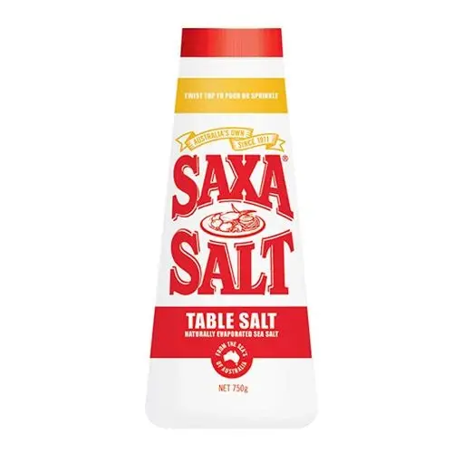 Saxa Salt Table Salt 750g