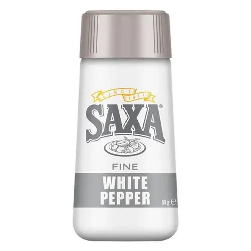 Saxa White Pepper 50g