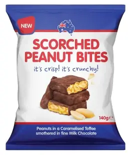 Scorched Peanut Bites 140g