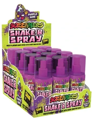 Screamers Shake & Spray Purple Razz 60ml