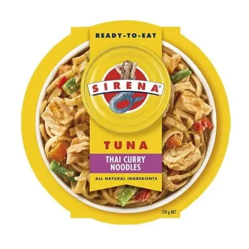 Sirena Ready To Eat Thai Curry Noodles w/ Tuna 170g