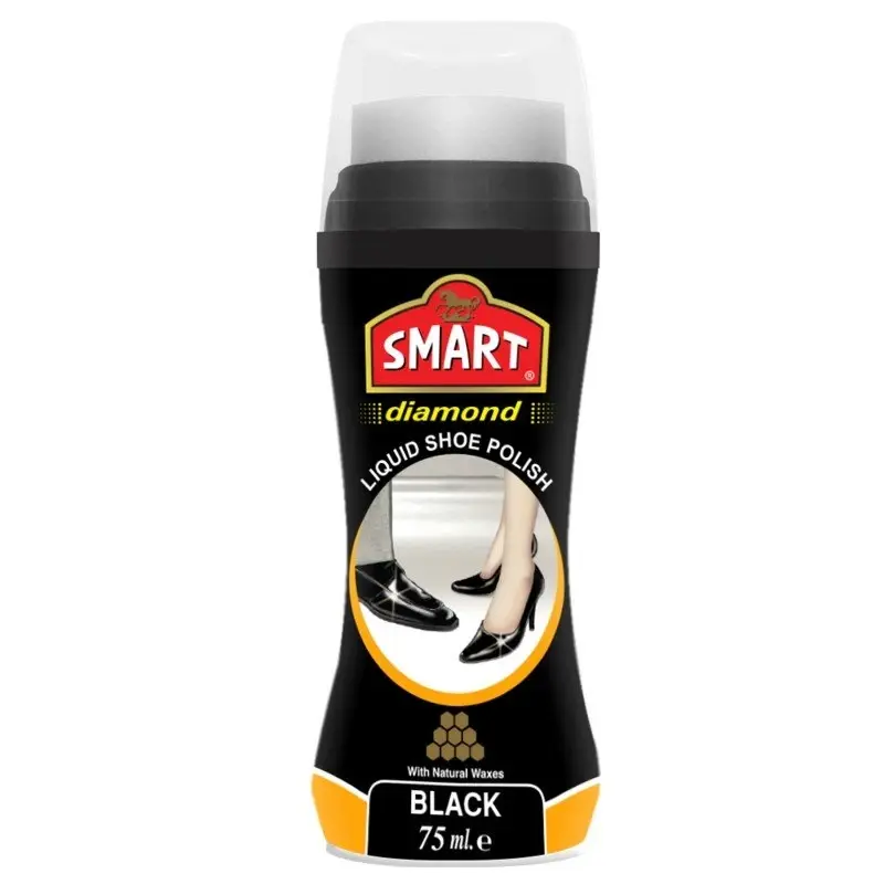 SMART Diamond Liquid Shoe Polish 75mL – Black