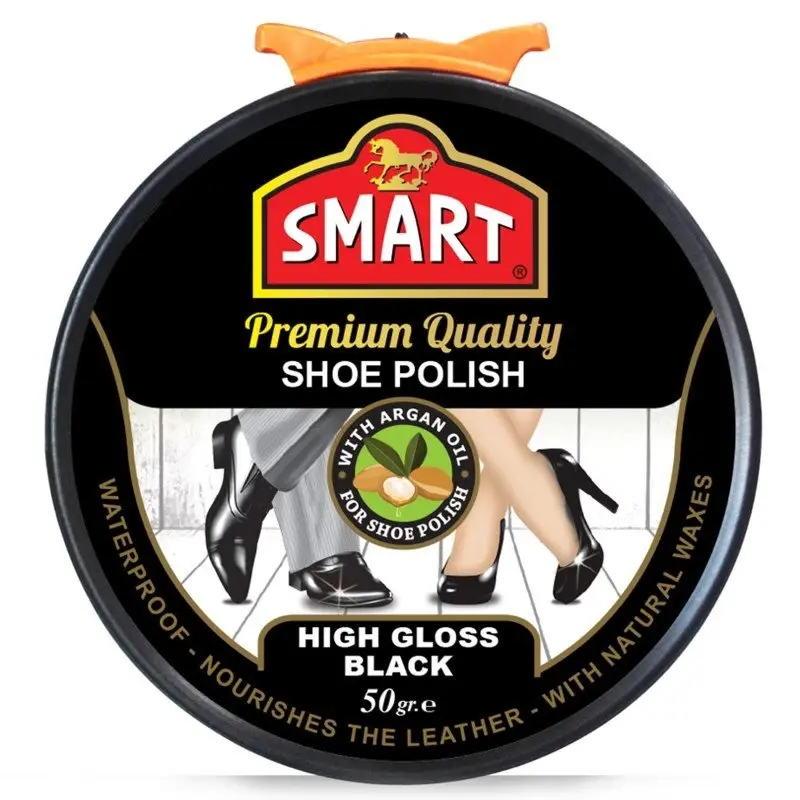 SMART Paste Shoe Polish 50 – High Gloss Black