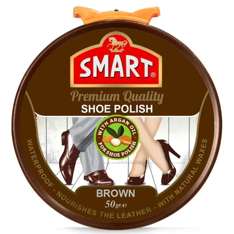 SMART Paste Shoe Polish 50g – Brown