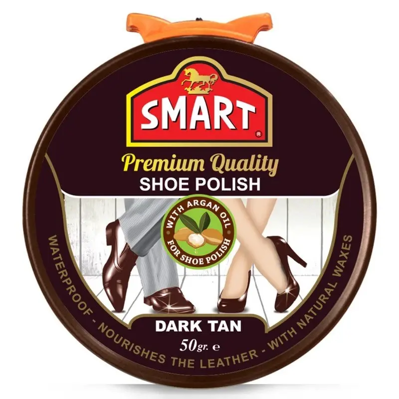 SMART Paste Shoe Polish 50g – Dark Tan