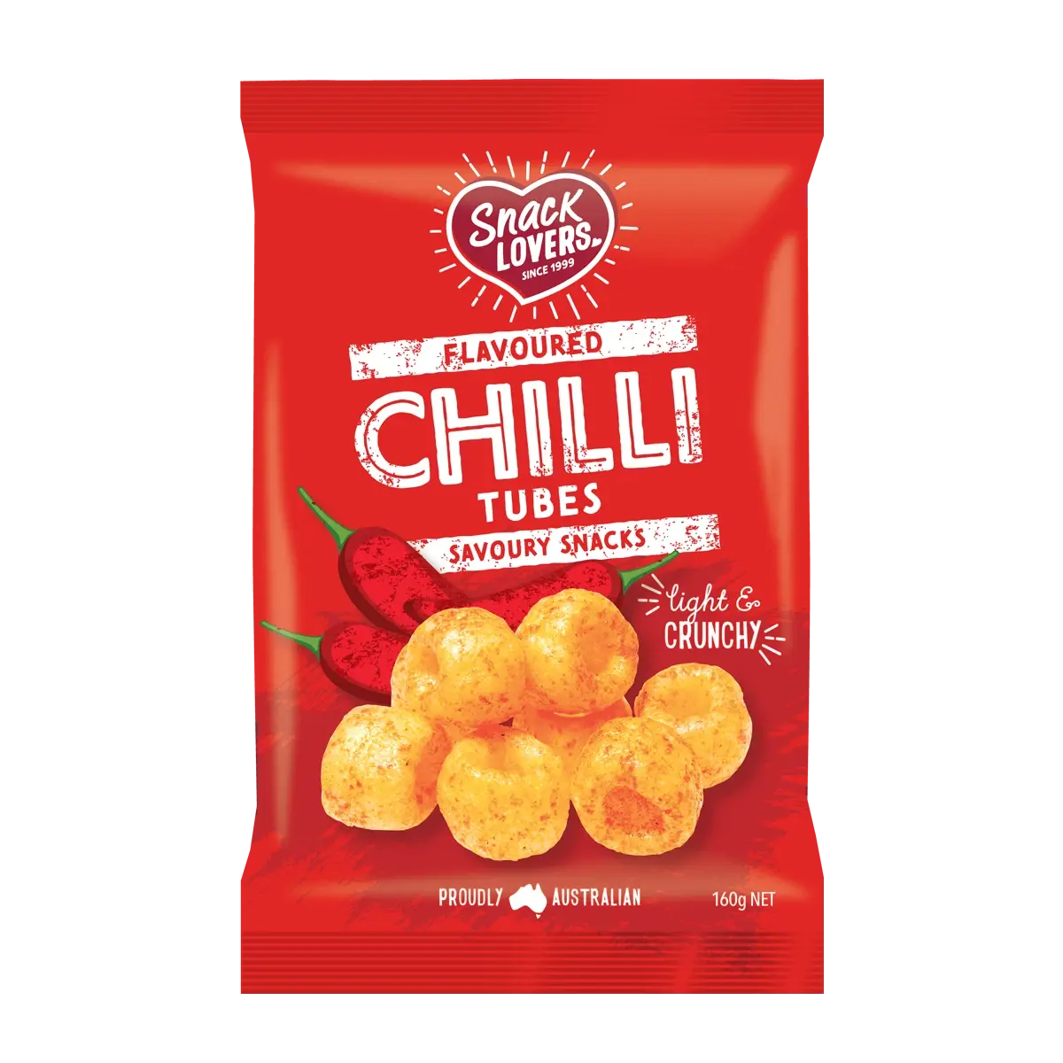 Snack Lovers Tubes Chilli 160g