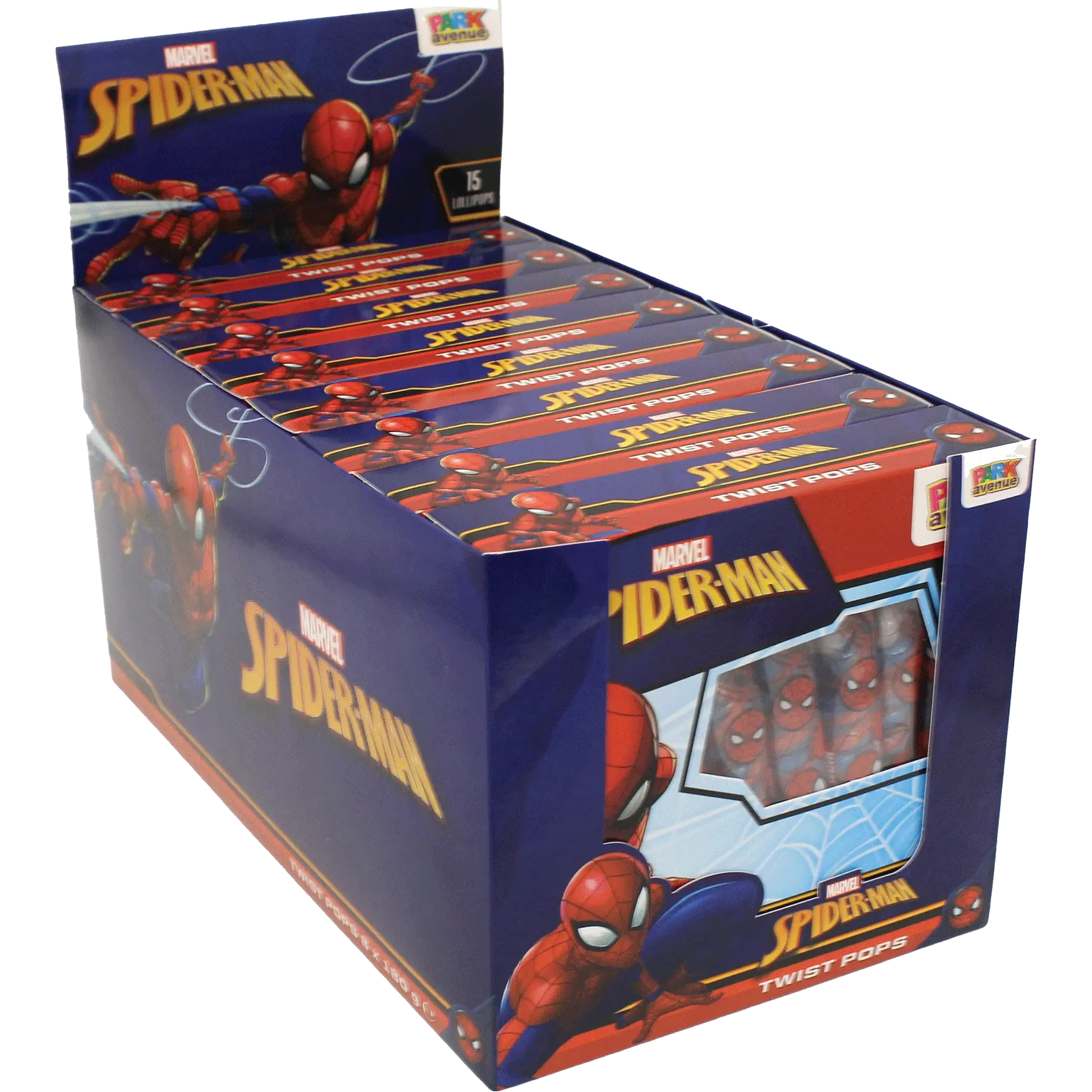 Spiderman Twist Pops 180g