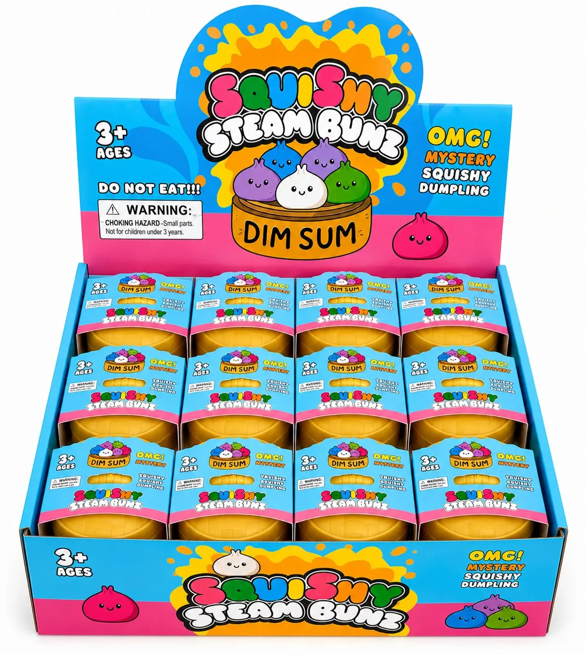 Squishy Steam Rainbow Bunz Mystery Dumplings