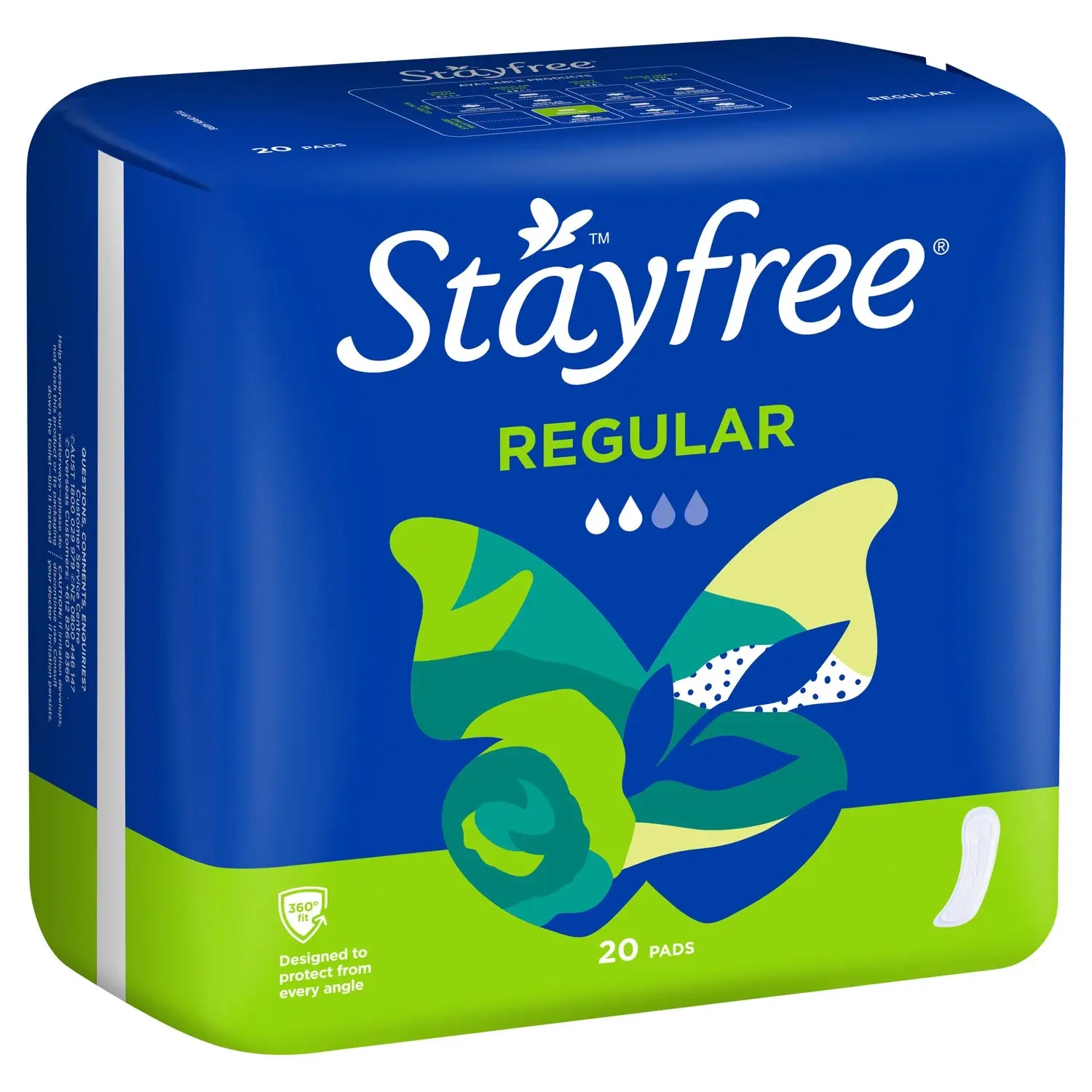 Stayfree Regular No Wings 20pk