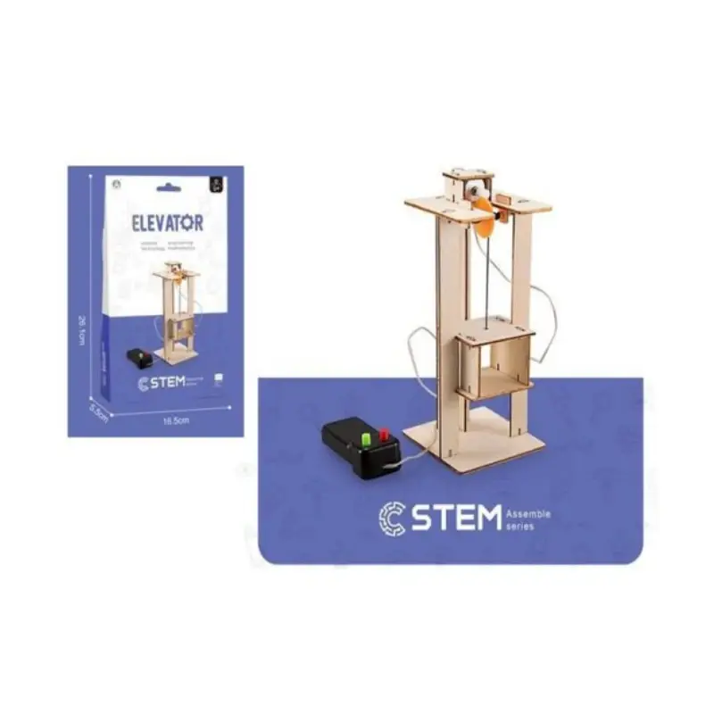 STEM Assemble Series Wooden Structures – DIY Elevator
