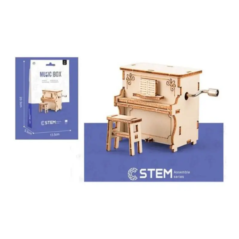 STEM Assemble Series Wooden Structures – DIY Music Box
