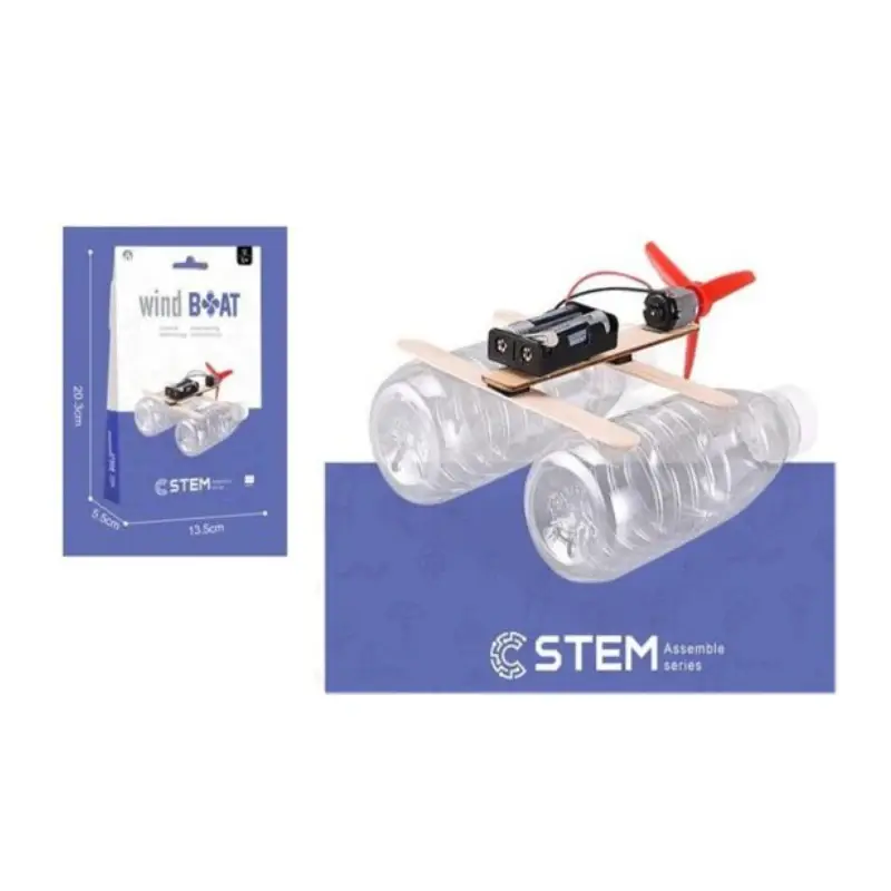 STEM Assemble Series Wooden Structures – DIY Wind Boat