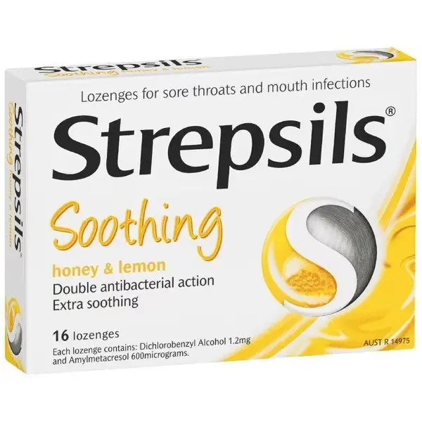Strepsils – Honey & Lemon – 16 Pack