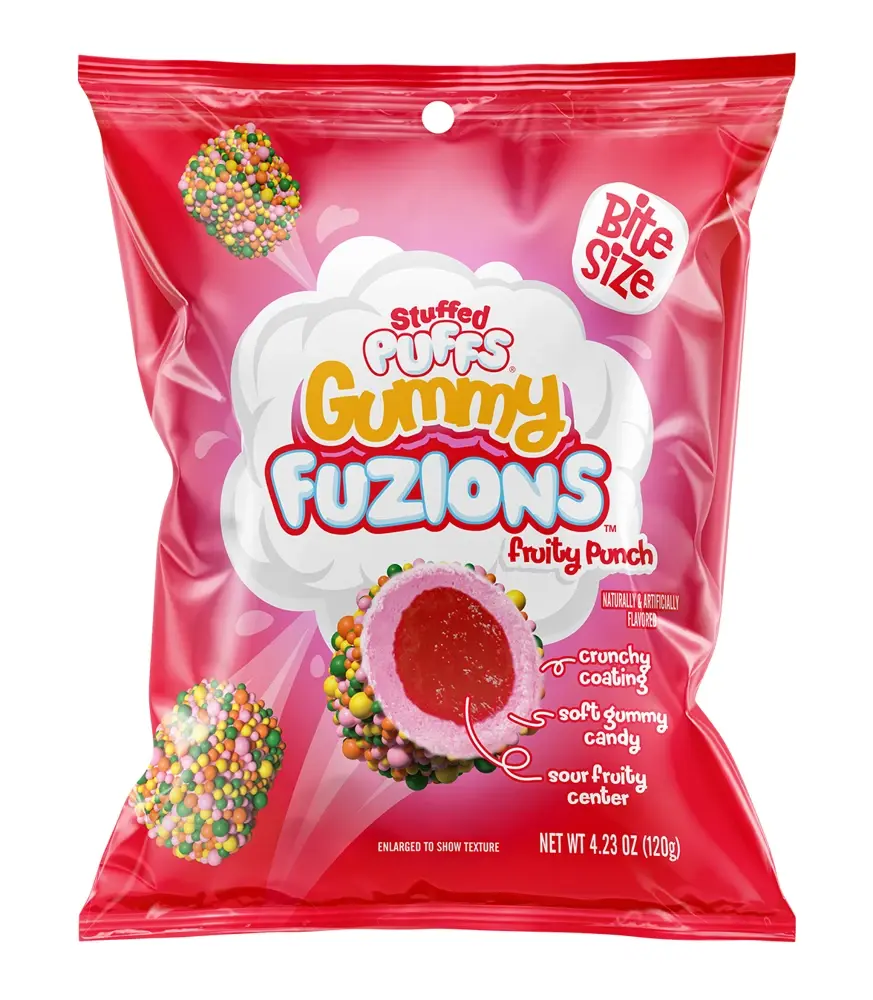 Stuffed Puffs Gummy Fuzions Fruity Punch 120g