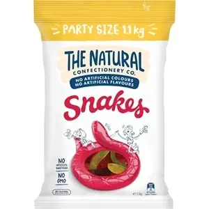 The Natural Confectionery Company Snakes 1.1kg
