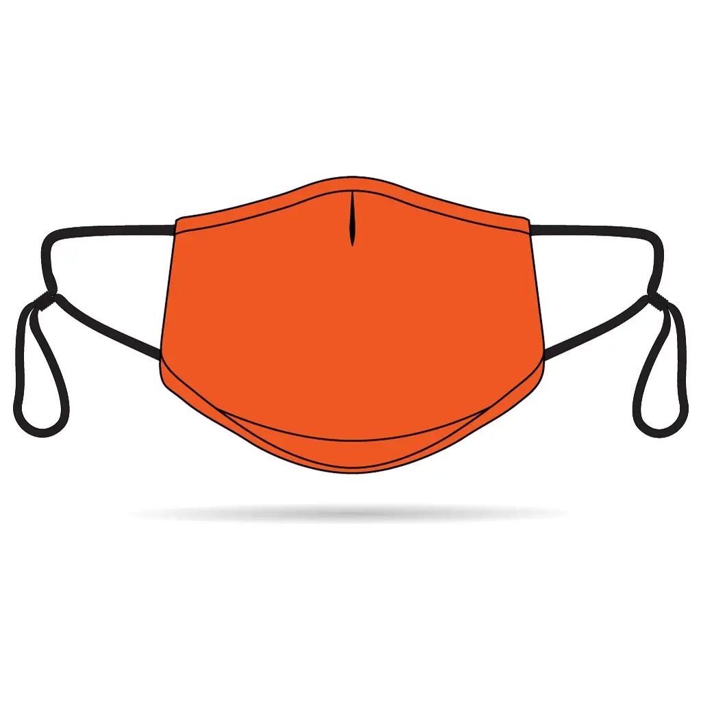 The Tradie Face Mask – 5 Layer Re-Usable(Orange)
