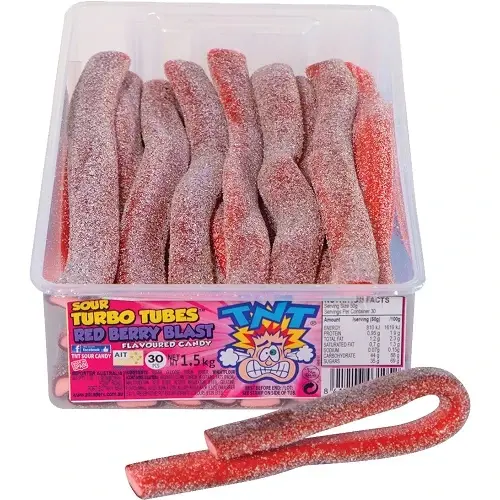 TNT Turbo Tubes Red Berry Blast 30pcs 1.5kg