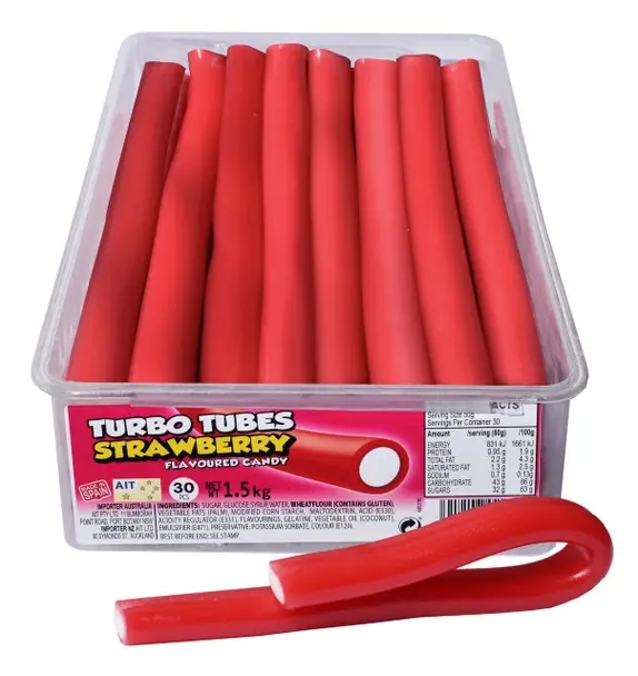 TNT Turbo Tubes Strawberry 30pcs 1.5kg