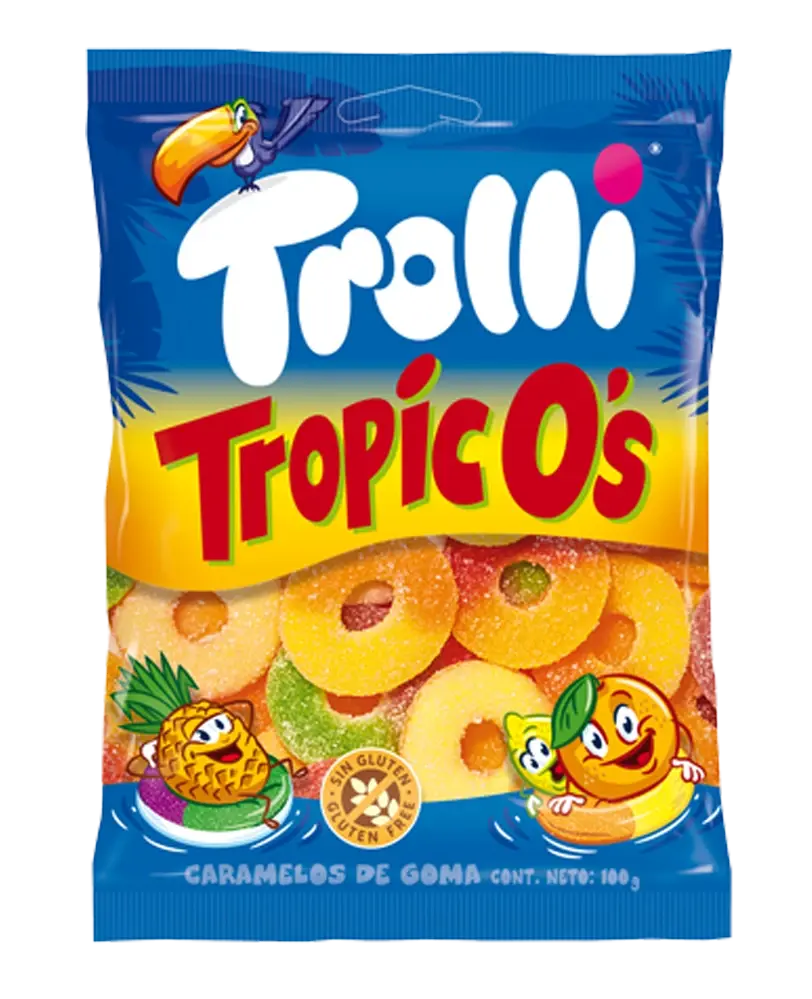 Trolli Spain Tropical O’s 100g