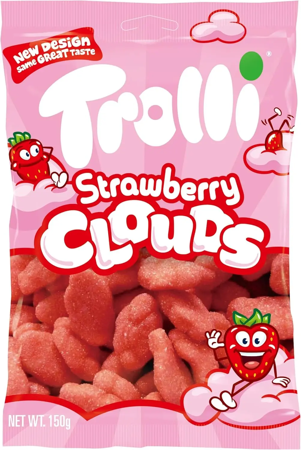 Trolli Strawberry Clouds Peg Bag 150g