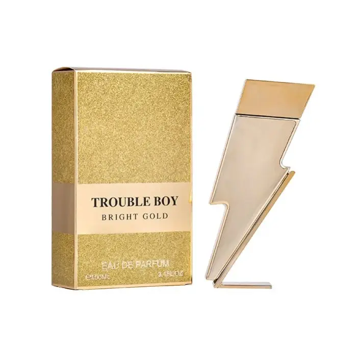 Trouble Boy Bright Gold Mens Perfume – 100ml
