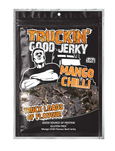 Truckin Jerky Mango Chilli 100g