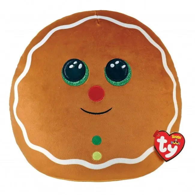 Ty Squish A Boo Cookie Gingerbread 14″ Plush