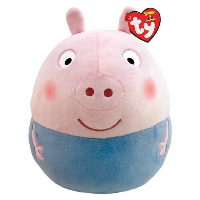 Ty Squish A Boo – Peppa Pig – George – 14″ Plush