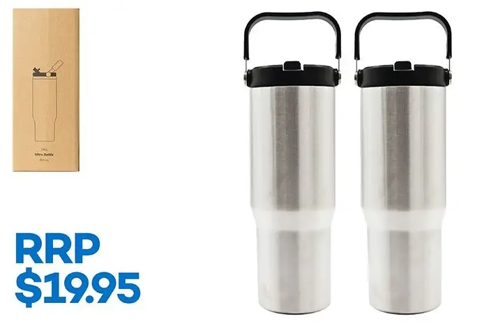 Ultra 850ml Bottle – Silver