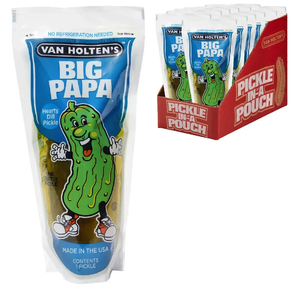 Van Holten’s Big Papa Hearty Dill Pickle-In-A-Pouch – CDU