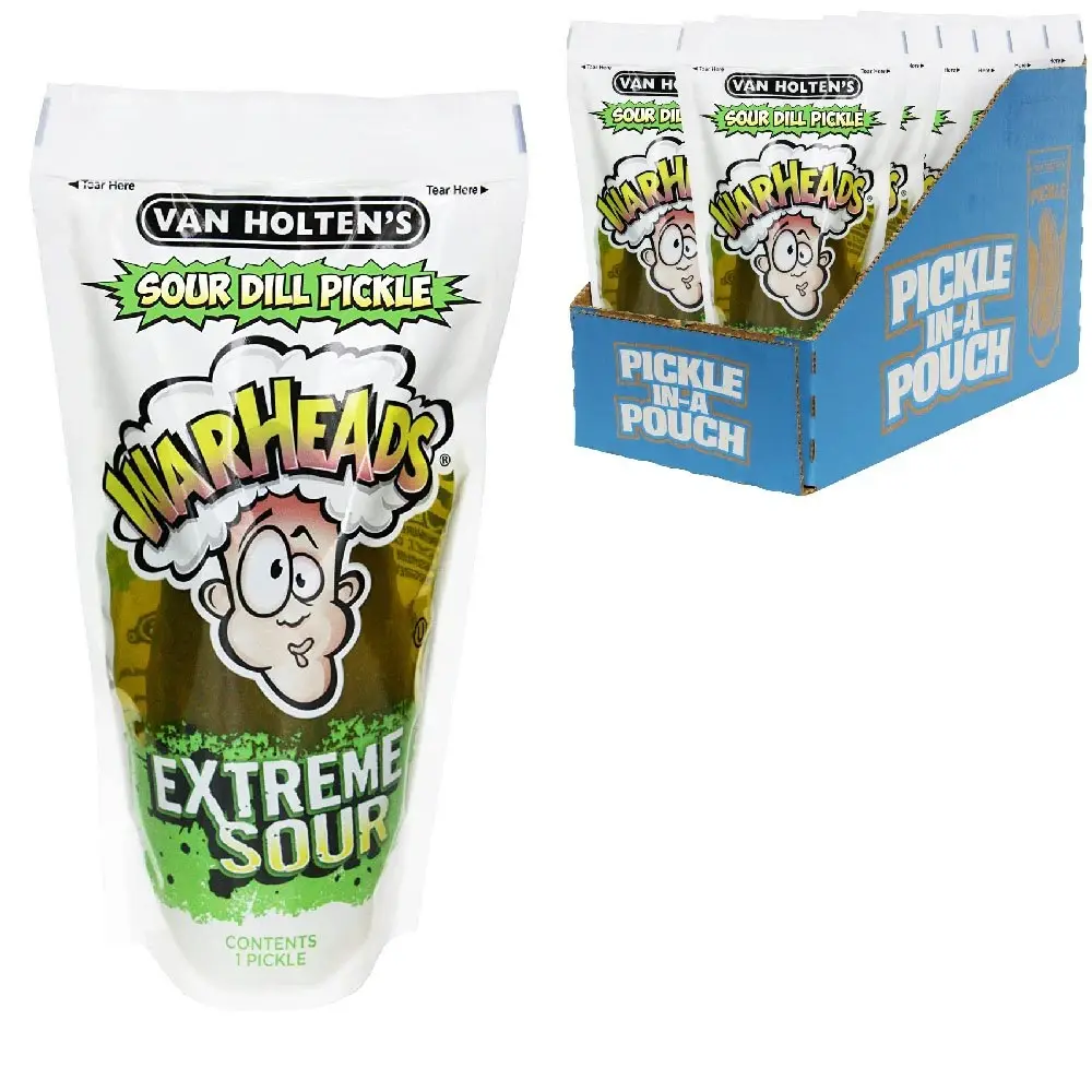 Van Holten’s Jumbo Warheads Pickle-In-A-Pouch – CDU
