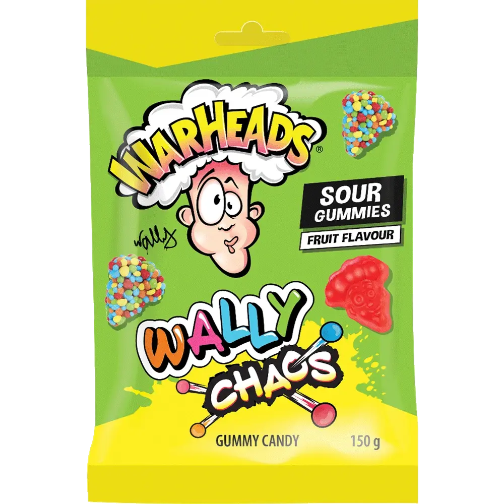 Warheads Wally Chaos Sour Gummies 150g
