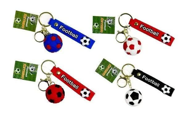 World Cup Themed Soccer Ball Keyring