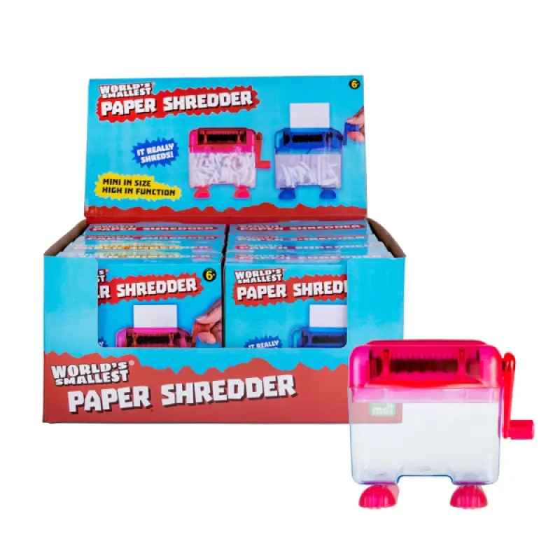 World’s Smallest Paper Shredder