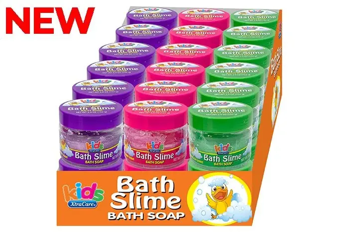 Xtracare Kids Bath Slime Bath Soap PDQ 102g (3 Assorted)