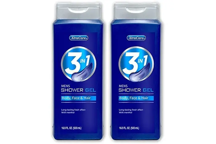 XtraCare Men – 3 in 1 Shower Gel 500ml (Body, Face & Hair)