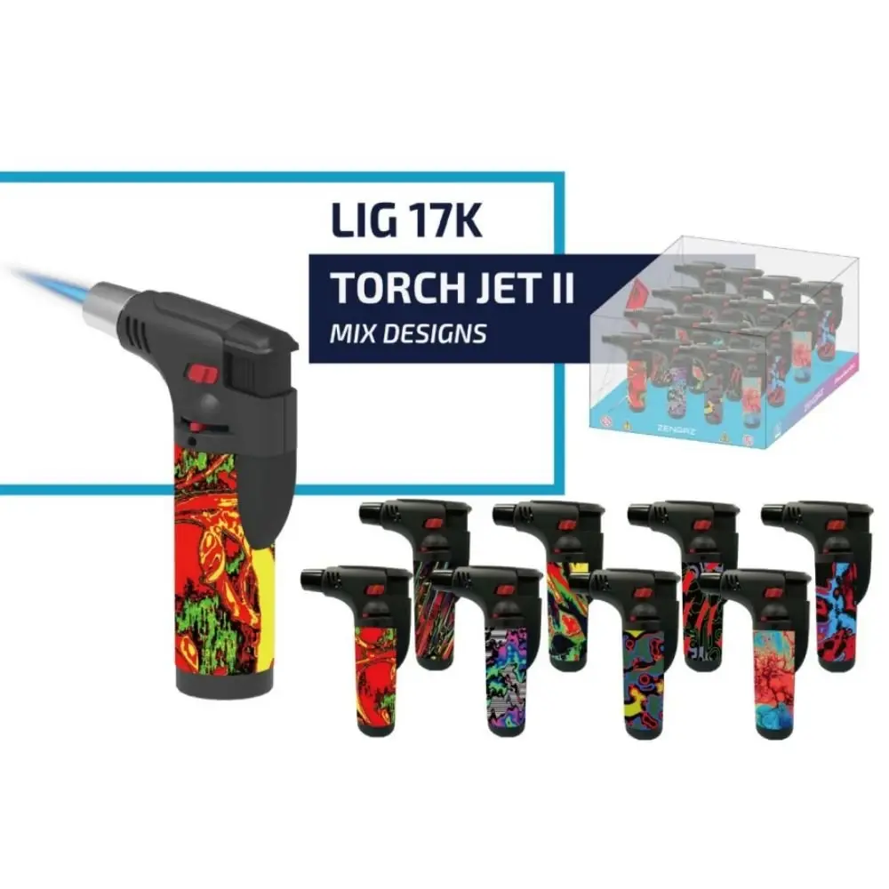 Zengaz Torch Jet Lighter – Mixed Designs K