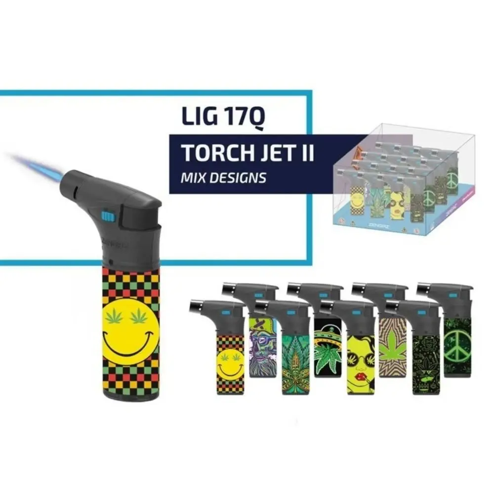 Zengaz Torch Jet Lighter – Mixed Designs Q