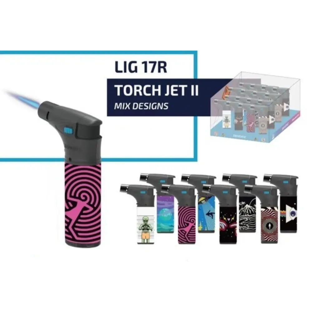 Zengaz Torch Jet Lighter – Mixed Designs R