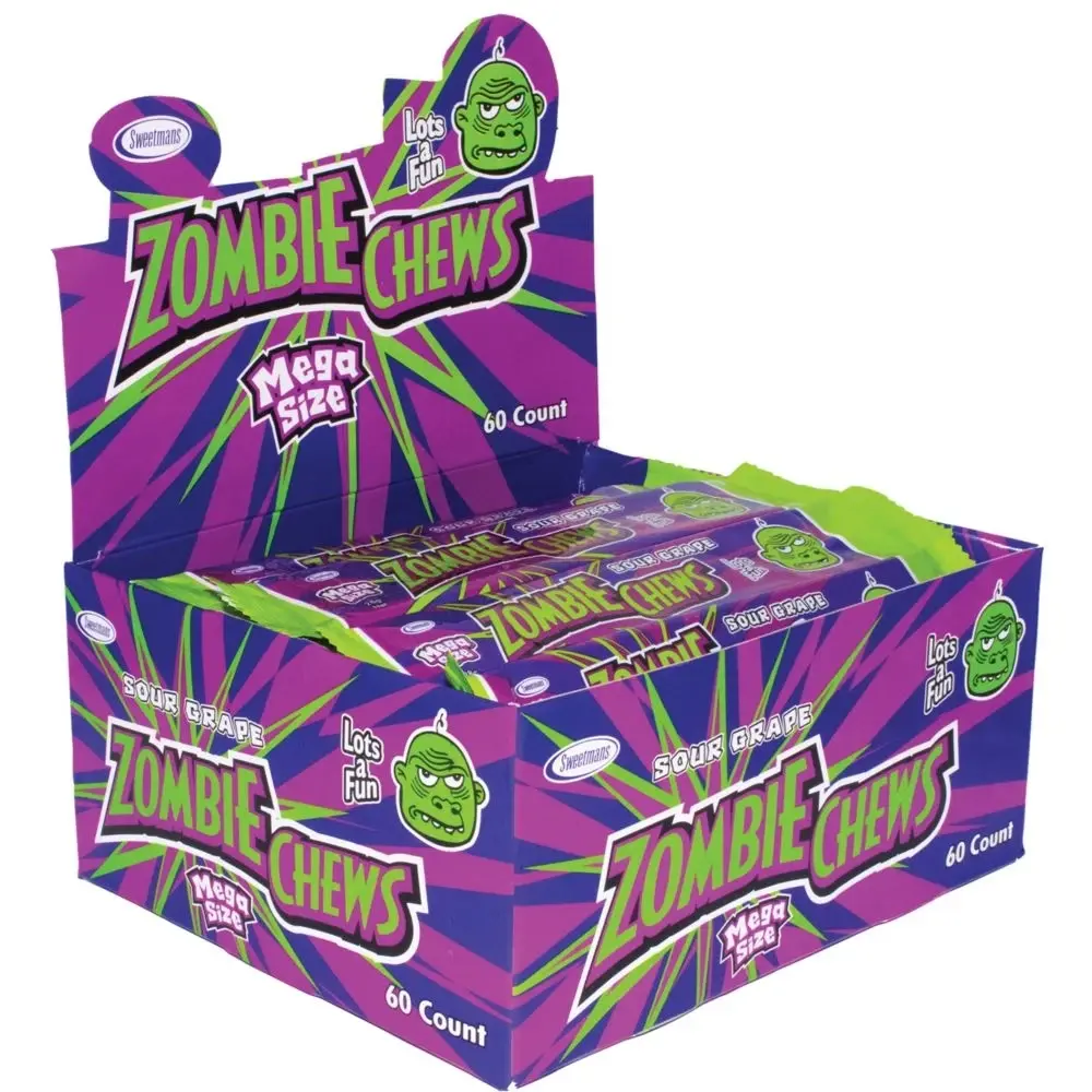 Zombie Chews Grape Flavour 28g