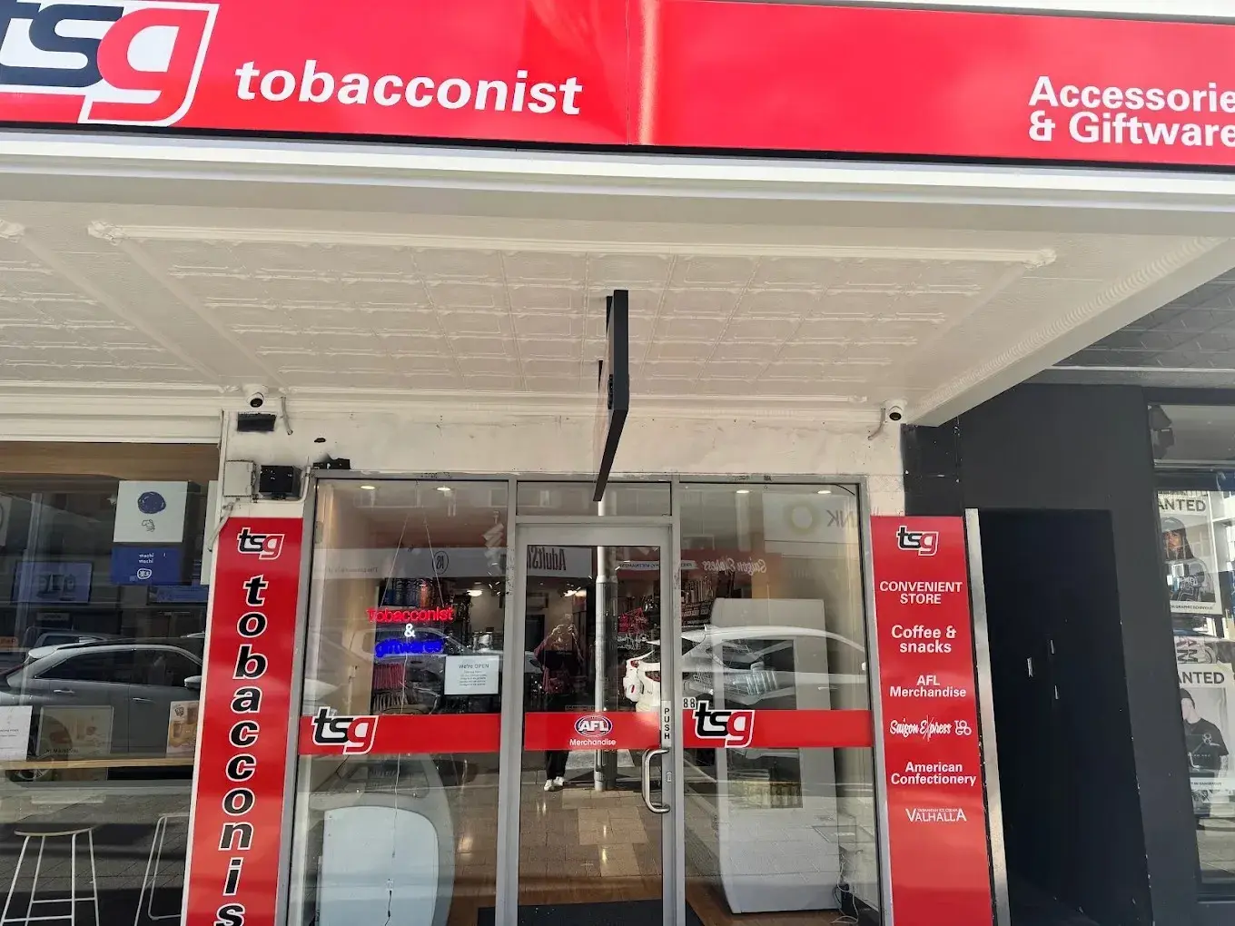 TSG Hobart Central storefront at 88 Liverpool St, Hobart TAS 7000